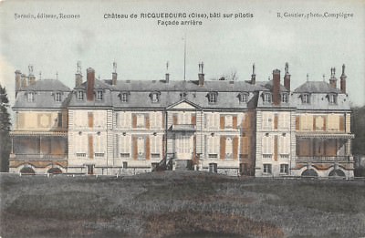 Old postcard 60 CHATEAU DE RICQUEBOURG BATI SUR PILOTIS