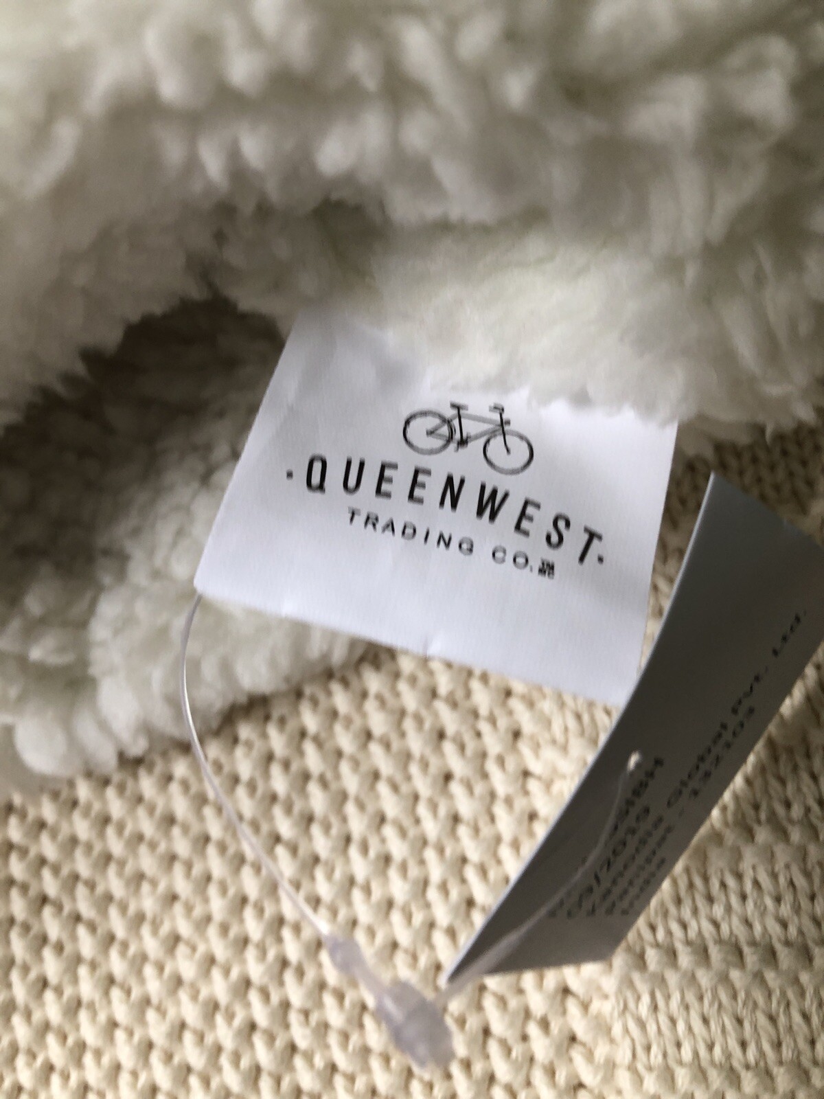 QueenWest Trading Co. For Kids Combo Knit Throw Blanket And Red Fleece