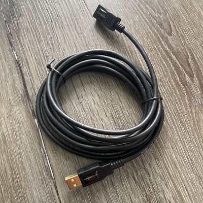 Amazon Basic USB-A 2.0 Extension Cable, Male to Female, High Speed 9.8 Foot