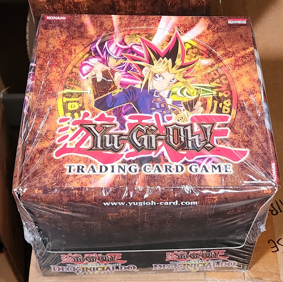 YUGIOH 1ST EDITION PORTUGUESE YUGI + KAIBA STARTER DECK BOX