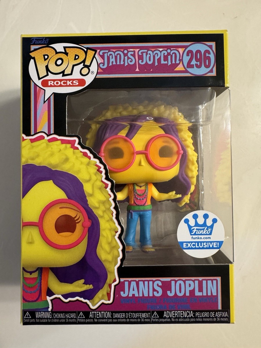 Funko POP! Rocks Janis Joplin #296 - Funko Blacklight Shop