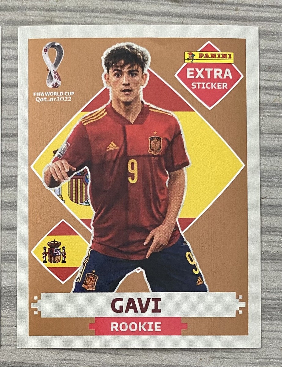 gavi rc panini 2022 teamcolor シリアルカード Panini FIFA World Cup Qatar 2022 - Extra Sticker Gavi Rookie