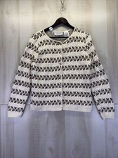 Vintage United States Sweaters Womens Knit Cardigan Large-USA Made-10133