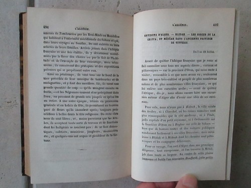 CARTERON : VOYAGE EN ALGERIE et usages des arabes, 1866. - Bild 11 von 16