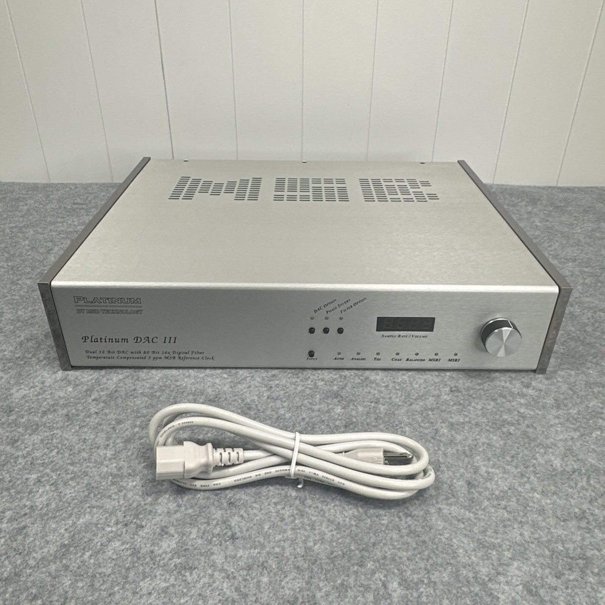 MSB Technology Platinum DAC III 3 - Dual 32 Bit DAC w/ 80 Bit 16x