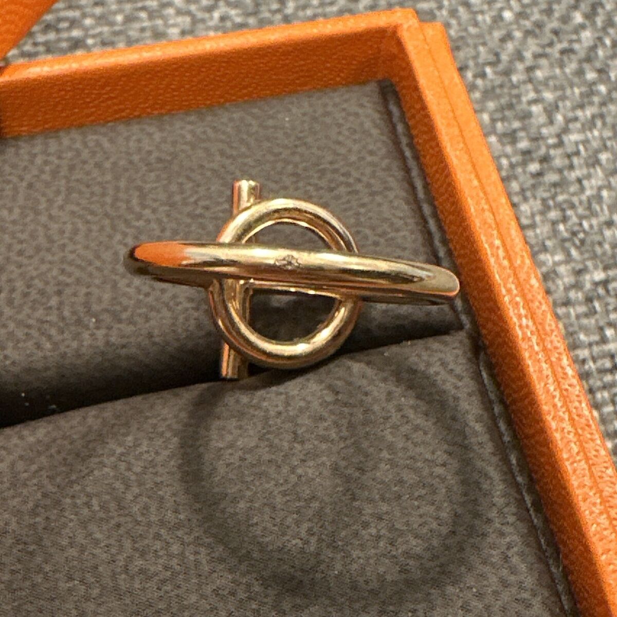 Hermes Echappee Diamond Ring Rose gold 52 Size 6 | eBay Hermes Echappee Diamond Ring Rose gold 52 Size 6 | eBay