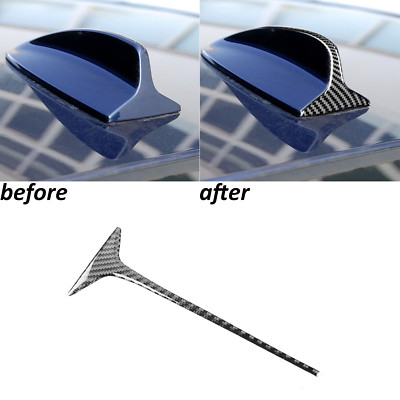Real Carbon Fiber Shark Fin Antenna Panel Trim For BMW 3 Series M3 E90 2005-2012