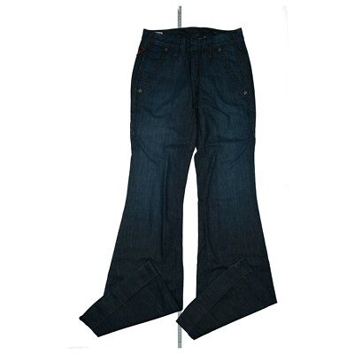 True Religion Damen Bootcut Schlag Flare  Jeans Hose W26 L36 long darkblue NEU
