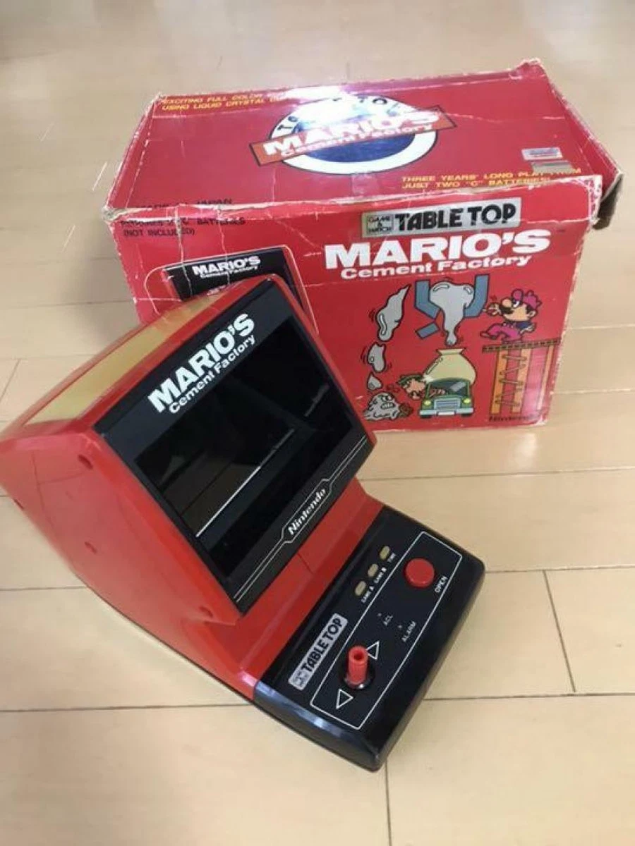 Nintendo Game & Watch Mario Cement Factory Stationary type w