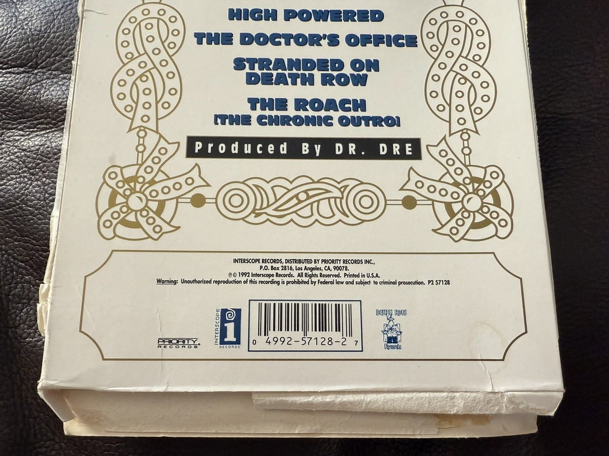OG FIRST WEEK PRINT 1992 💨 Dr. Dre “The Chronic” Long Box Death