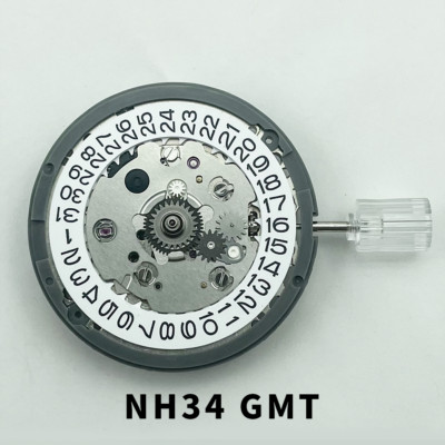 NH34A GMT Automatic Movement SKX Mods 4 Hands GMT Function TMI NH34