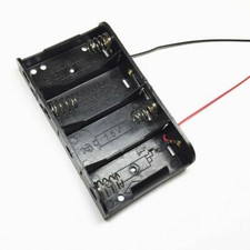 1PCS 4 x 1.5V C Size Type Battery Power Supply Holder Case Box With Wire Lead