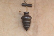 Iron Vintage leveling plumb bob collectible rustic tool salvage farm barn decor