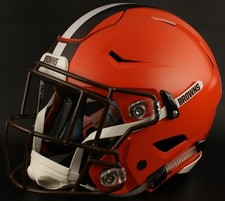 CLEVELAND BROWNS NFL Riddell SPEEDFLEX Authentic Gameday Football Helmet