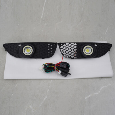 Fog Lights For Mitsubishi Lancer 2008-2013 Harness Switch KIT Front Bumper LH+RH