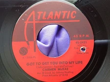 Northern Soul 45 : Carmen McRae ~ Got To Get You Into My Life ~ Atlantic 2421