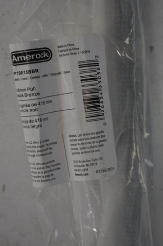 Lot of 6 Amerock 16-3/8" Cabinet Bar Pulls BP19015BBR Black Bronze Finish - Picture 3 of 5
