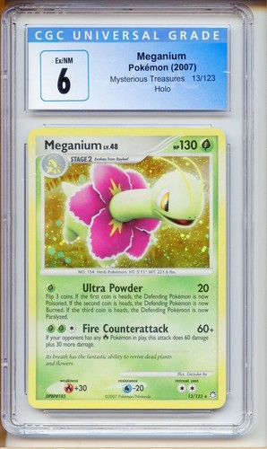 Meganium graded CGC 6 for sale on eBay