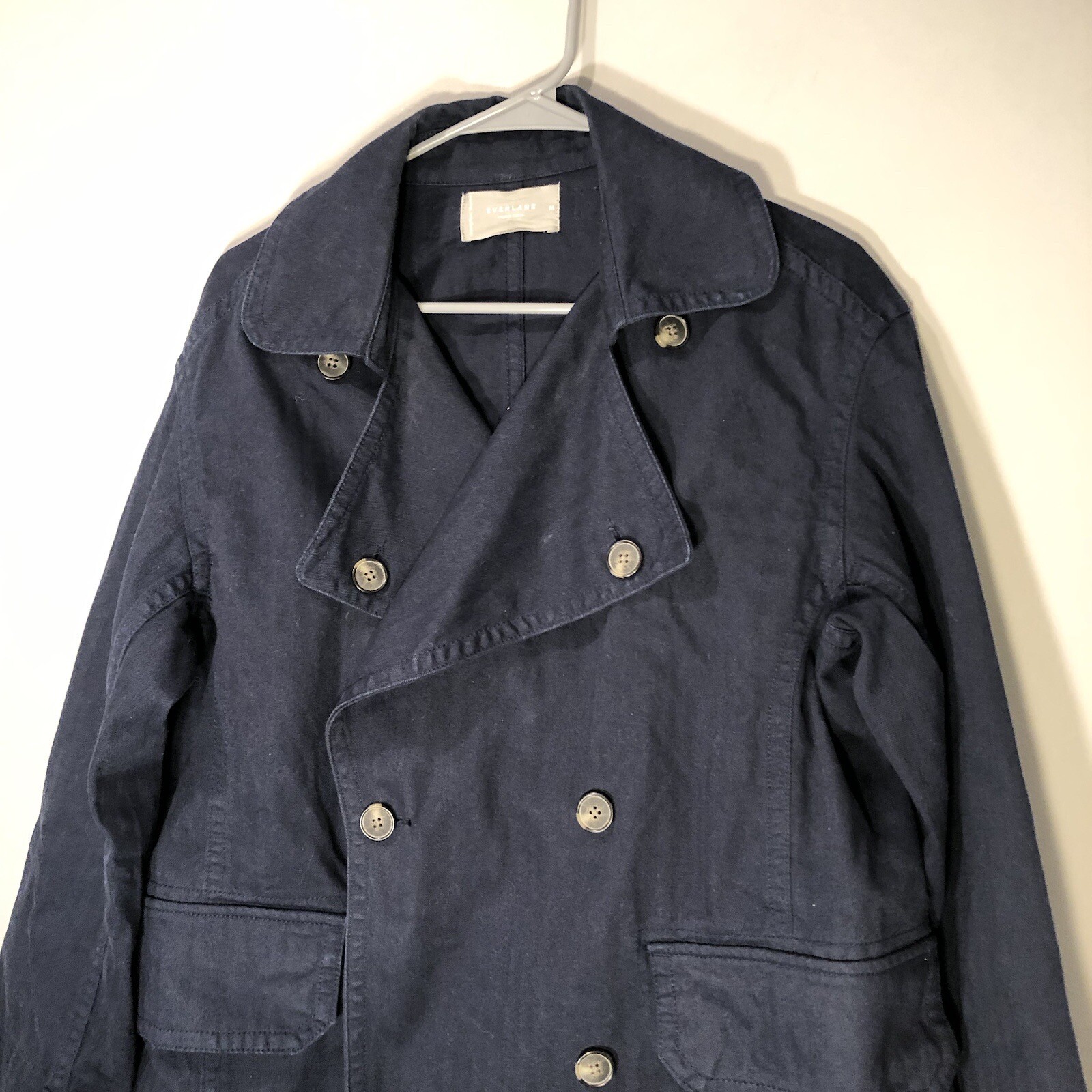 Everlane Double Breasted Buttoned Collared Jacket… - image 3