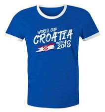 Herren WM-Shirt Kroatien Croatia Hrvatska WM Fußball Weltmeisterschaft 2018