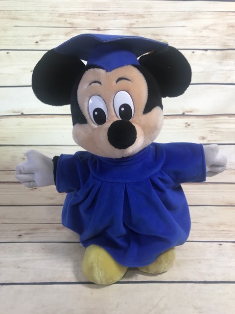 mickey mouse graduation plush