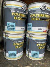 HARD WEARING MID GREY FLOOR PAINT /GARAGE/FACTORY-WAREHOUSE 20 LITRES
