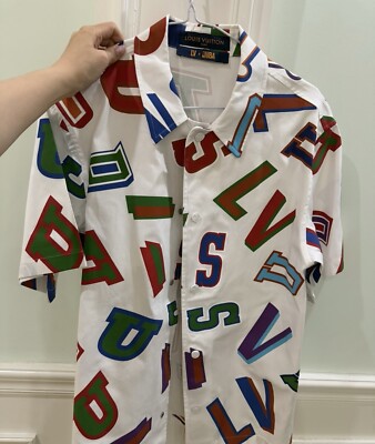 LOUIS VUITTON NBA Basketball Letter Overshirt tops RM212 LOUIS VUITTON NBA Basketball Letter Overshirt tops RM212