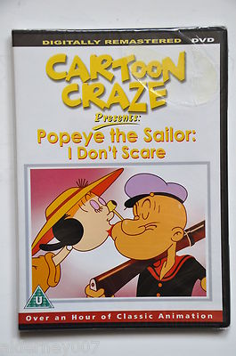 CARTOON CRAZE '' POPEYE the Sailor: I Don't Scare '' - Digital Remastered - 62 min