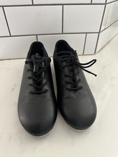 Great Condition Size 5L So Danca Youth Sz 5 Black Lace Up Tap Shoes Girls Boys