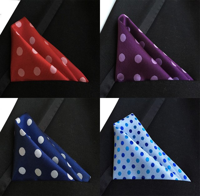 Set 15 PCS Handkerchiefs Men's Pocket Square Silk Hanky Mutio Colors