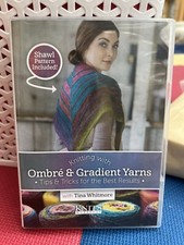 TINA WHITMORE: Knitting With Ombre  Gradient Yarn. PreOwned DVD-Great Resource