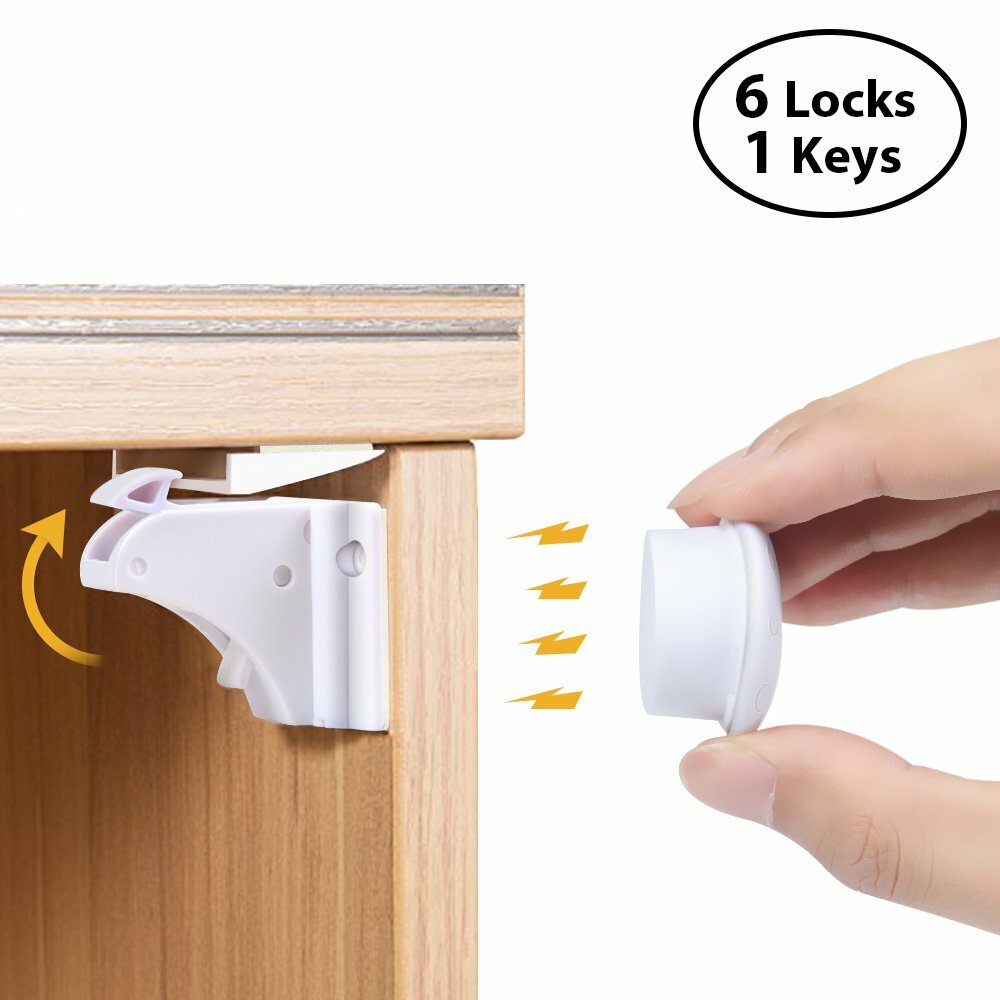 Safety 1st Magnetic Baby Cabinet Locks Safety 1st Adhesive