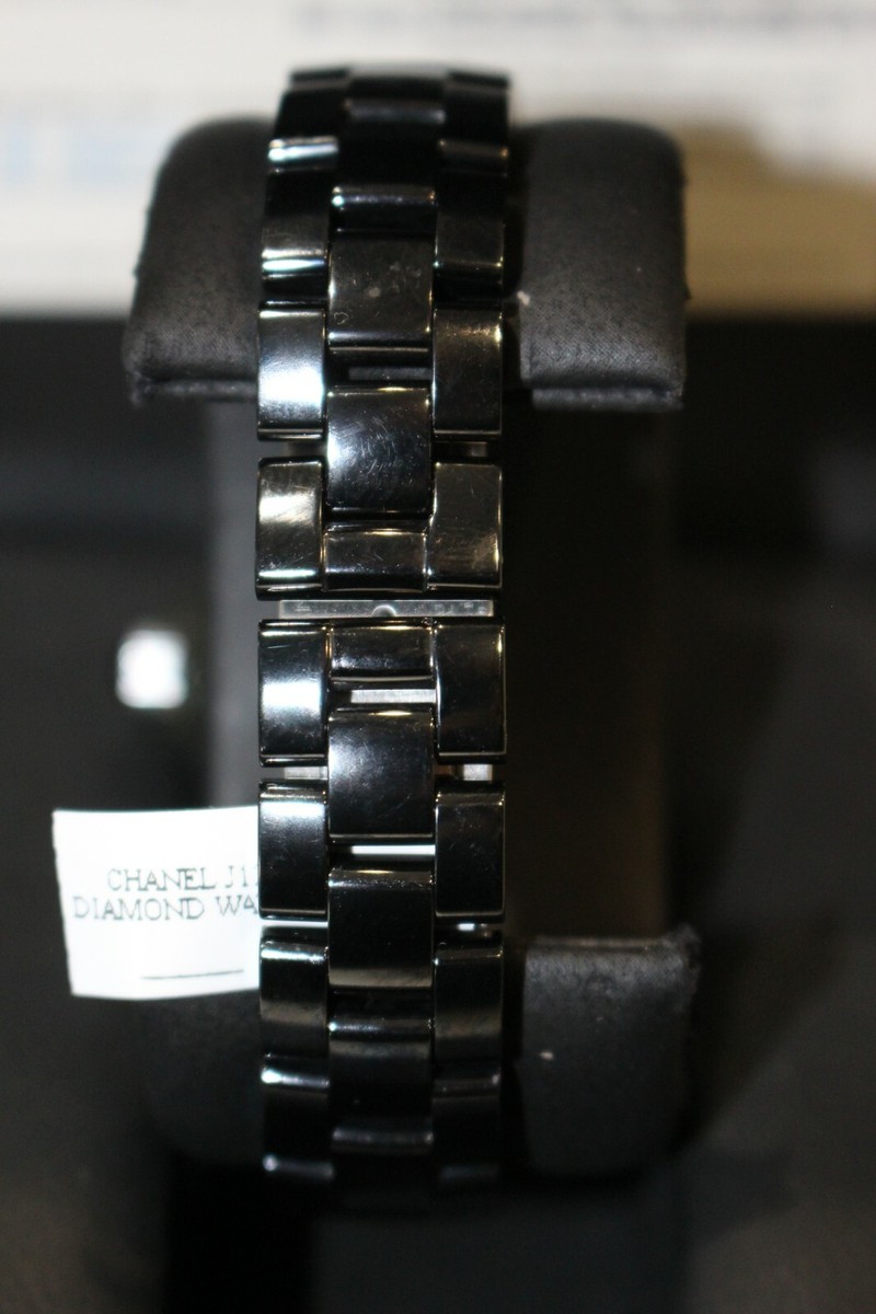 Chanel J12 Black Ceramic Diamond Dial & Bezel Box &Booklets Chanel J12 Black Ceramic Diamond Dial & Bezel Box &Booklets