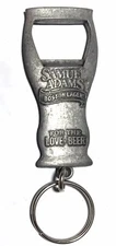 SAMUEL ADAMS BOSTON LAGER TAKE PRIDE IN YOUR BEER KEY RING BOTTLE OPENER VGUC