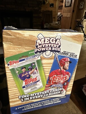 New 2024 MLB MJ Holding Mega Mystery Power Box Sealed Walmart Exclusive HUGE