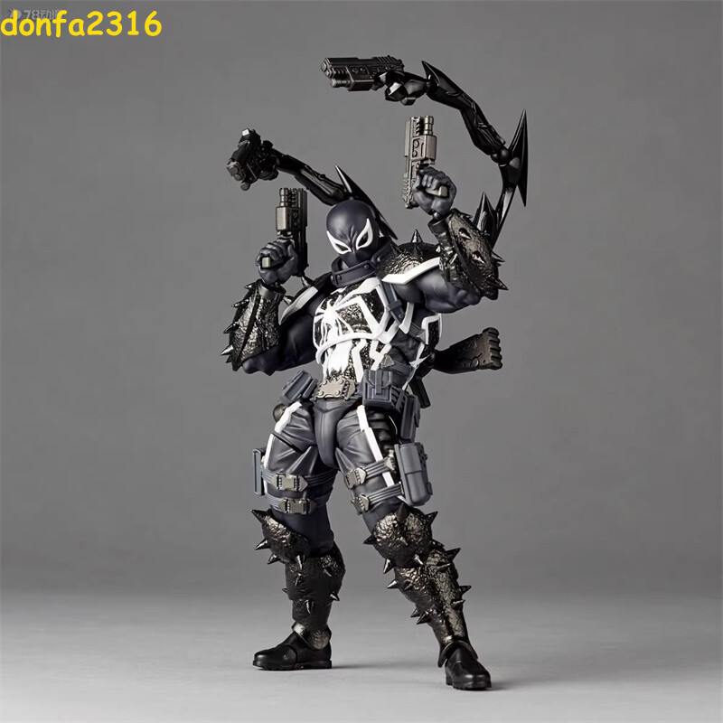2024 New Revoltech Amazing Yamaguchi Spider-Man 6in Venom Action