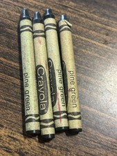 Vtg Crayola Crayons Binney Smith 4 Pine Green 80s/90s/00s Retro Used Retired