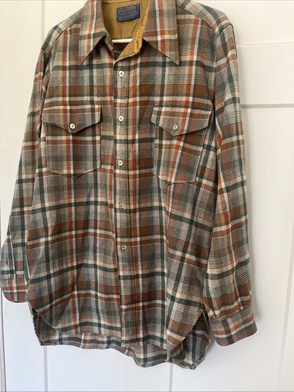 Pendleton Wool Plaid Button Up Guide Shirt - Men'… - image 5