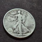 1943 S Walking Liberty 90% Silver Half Dollar
