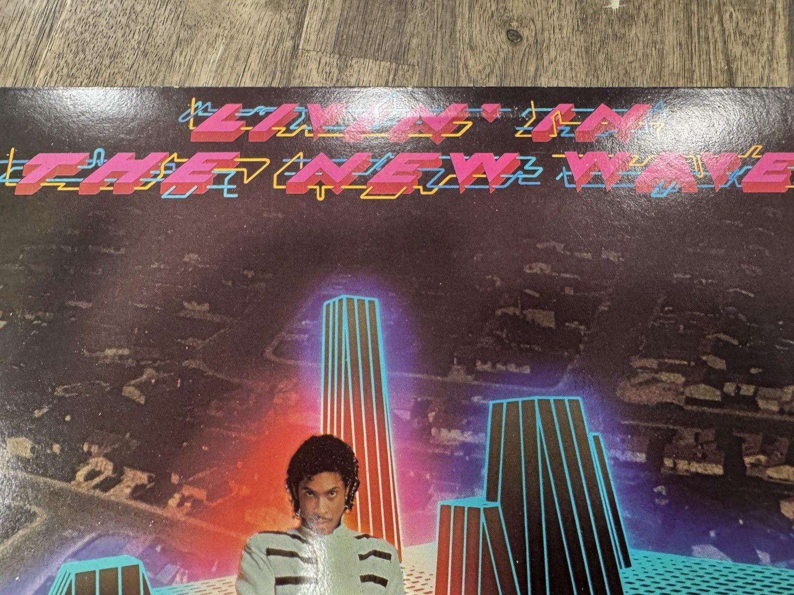 Andre Cymone Vinyl LP Livin In The Hew Wave Columbia 1982 thumbnail 6