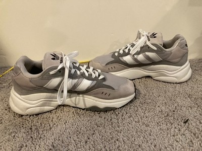 Adidas torsion F90 Sneakers Grey & White Men's Shoe Size 7