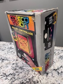 Coleco ColecoVision Roller Controller Trackball in BOX w/ Slither Game - TESTED