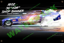 Raymond Beadle's Blue Max 75 Mustang NITRO FC LIT Poster-Banner Print-087