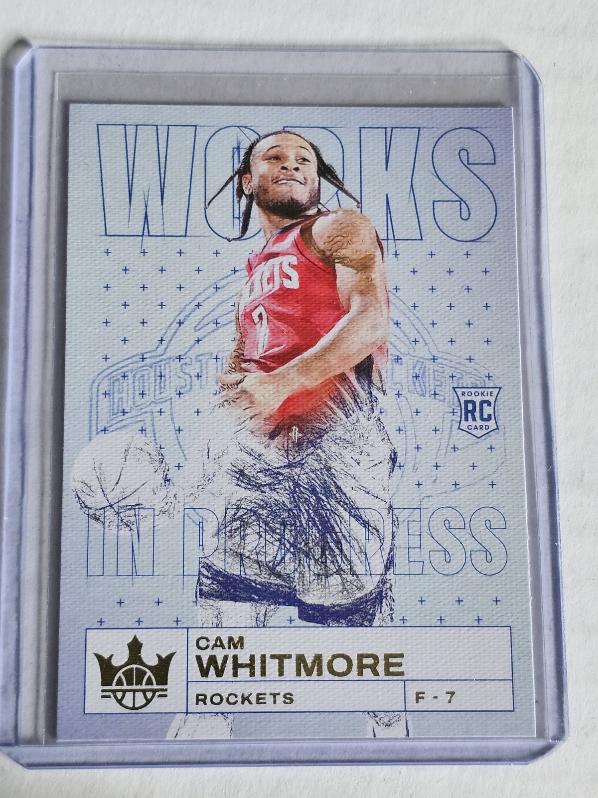 2023-24 Panini Court Kings - Works in Progress Cam Whitmore #23 (RC)