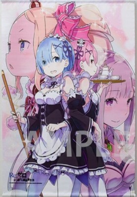 Re:Zero Rem & Ram B2 Tapestry Unused Opened Release