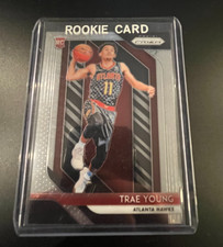 2018-19 Panini Prizm Rookie Card Trae Young #78 RC. rookie card picture