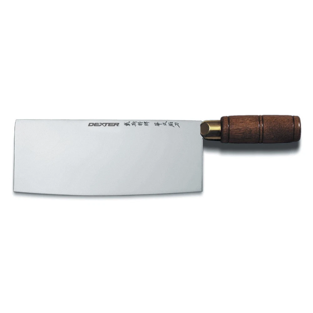 Dexter Russell 8" x 3 1/4" Traditional Chinese Chefs Knife S5198 - 08040