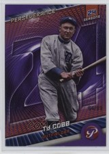 2025 Topps Pristine Perseverance Purple Refractor 64/99 Ty Cobb #P-5 HOF 0yk4