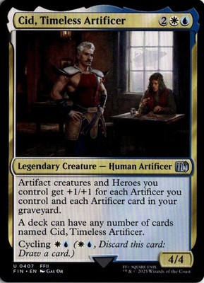 Cid, Timeless Artificer () U FINAL FANTASY 407 NM