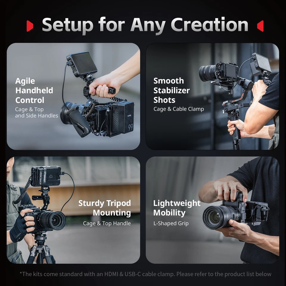 SmallRig ZR Cage Kit for Nikon ZR Camera with Top and Side Handle - image 2 of 4